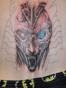 фото тату Анубис от 15.11.2017 №046 - Anubis tattoo - tattoo-photo.ru