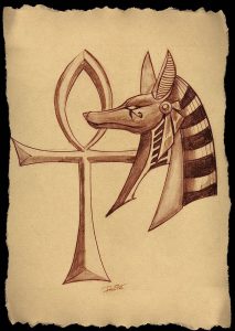 фото тату Анубис от 15.11.2017 №048 - Anubis tattoo - tattoo-photo.ru