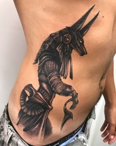 фото тату Анубис от 15.11.2017 №058 - Anubis tattoo - tattoo-photo.ru