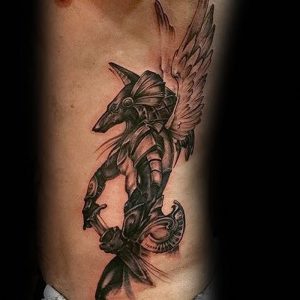 фото тату Анубис от 15.11.2017 №059 - Anubis tattoo - tattoo-photo.ru