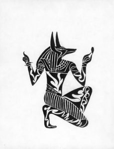 фото тату Анубис от 15.11.2017 №067 - Anubis tattoo - tattoo-photo.ru