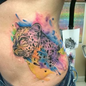фото тату Леопард от 18.11.2017 №001 - tattoo Leopard - tattoo-photo.ru