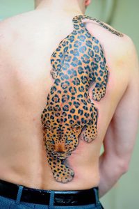 фото тату Леопард от 18.11.2017 №003 - tattoo Leopard - tattoo-photo.ru