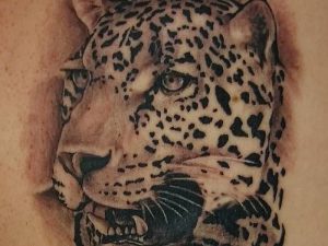 фото тату Леопард от 18.11.2017 №021 - tattoo Leopard - tattoo-photo.ru