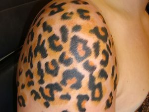 фото тату Леопард от 18.11.2017 №022 - tattoo Leopard - tattoo-photo.ru