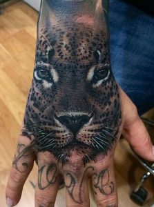 фото тату Леопард от 18.11.2017 №043 - tattoo Leopard - tattoo-photo.ru