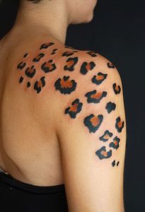 фото тату Леопард от 18.11.2017 №047 - tattoo Leopard - tattoo-photo.ru