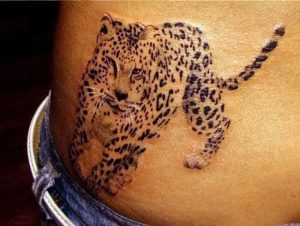 фото тату Леопард от 18.11.2017 №049 - tattoo Leopard - tattoo-photo.ru