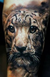фото тату Леопард от 18.11.2017 №093 - tattoo Leopard - tattoo-photo.ru