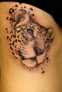 фото тату Леопард от 18.11.2017 №098 - tattoo Leopard - tattoo-photo.ru