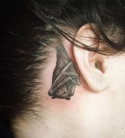 фото тату Летучая мышь от 19.11.2017 №004 — tattoo Bat — tattoo-photo.ru
