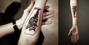 фото тату Летучая мышь от 19.11.2017 №021 - tattoo Bat - tattoo-photo.ru