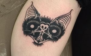 фото тату Летучая мышь от 19.11.2017 №030 - tattoo Bat - tattoo-photo.ru