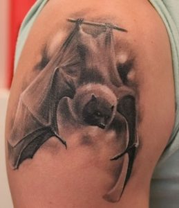 фото тату Летучая мышь от 19.11.2017 №038 - tattoo Bat - tattoo-photo.ru