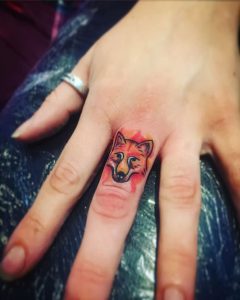 фото тату Лиса от 18.11.2017 №003 - Fox tattoo - tattoo-photo.ru