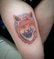 фото тату Лиса от 18.11.2017 №004 — Fox tattoo — tattoo-photo.ru