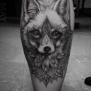 фото тату Лиса от 18.11.2017 №017 - Fox tattoo - tattoo-photo.ru