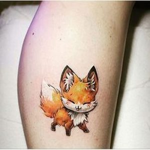 фото тату Лиса от 18.11.2017 №036 - Fox tattoo - tattoo-photo.ru