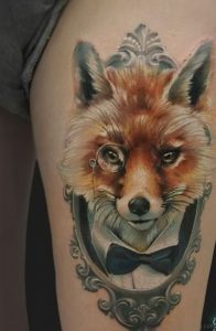 фото тату Лиса от 18.11.2017 №047 - Fox tattoo - tattoo-photo.ru