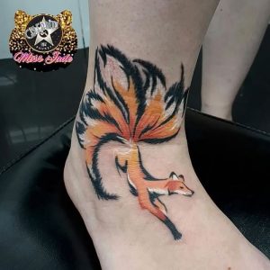 фото тату Лиса от 18.11.2017 №068 - Fox tattoo - tattoo-photo.ru