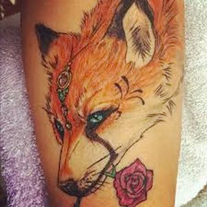 фото тату Лиса от 18.11.2017 №105 - Fox tattoo - tattoo-photo.ru