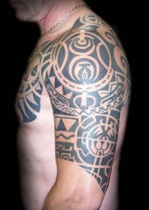 фото тату Маори от 16.11.2017 №003 - Maori Tattoo - tattoo-photo.ru