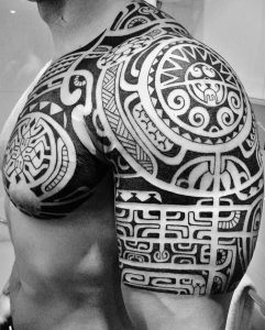 фото тату Маори от 16.11.2017 №032 - Maori Tattoo - tattoo-photo.ru