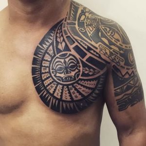 фото тату Маори от 16.11.2017 №042 - Maori Tattoo - tattoo-photo.ru