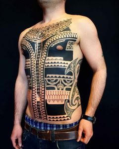 фото тату Маори от 16.11.2017 №047 - Maori Tattoo - tattoo-photo.ru