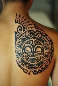 фото тату Маори от 16.11.2017 №050 - Maori Tattoo - tattoo-photo.ru