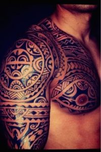 фото тату Маори от 16.11.2017 №056 - Maori Tattoo - tattoo-photo.ru