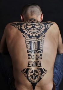 фото тату Маори от 16.11.2017 №058 - Maori Tattoo - tattoo-photo.ru