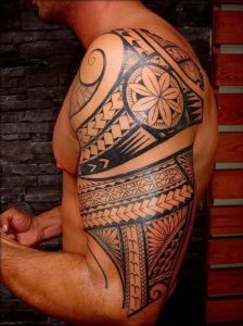 фото тату Маори от 16.11.2017 №063 - Maori Tattoo - tattoo-photo.ru