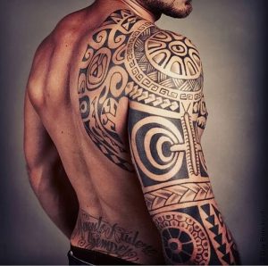 фото тату Маори от 16.11.2017 №064 - Maori Tattoo - tattoo-photo.ru