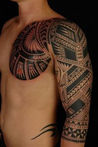 фото тату Маори от 16.11.2017 №065 - Maori Tattoo - tattoo-photo.ru