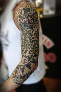 фото тату Маори от 16.11.2017 №067 - Maori Tattoo - tattoo-photo.ru