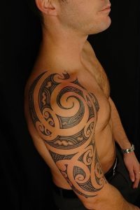 фото тату Маори от 16.11.2017 №072 - Maori Tattoo - tattoo-photo.ru