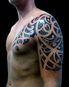 фото тату Маори от 16.11.2017 №073 - Maori Tattoo - tattoo-photo.ru