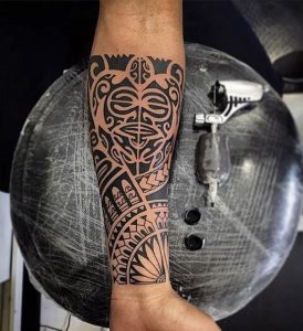 фото тату Маори от 16.11.2017 №074 - Maori Tattoo - tattoo-photo.ru