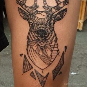 фото тату Олень от 15.11.2017 №060 - tattoo Deer - tattoo-photo.ru