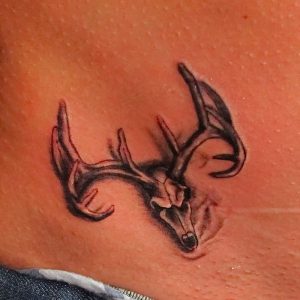 фото тату Олень от 15.11.2017 №084 - tattoo Deer - tattoo-photo.ru