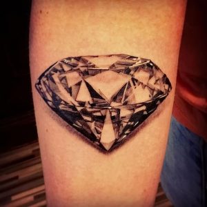 фото тату алмаз от 15.11.2017 №004 - tattoo diamond - tattoo-photo.ru