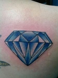 фото тату алмаз от 15.11.2017 №006 - tattoo diamond - tattoo-photo.ru