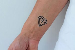 фото тату алмаз от 15.11.2017 №012 - tattoo diamond - tattoo-photo.ru