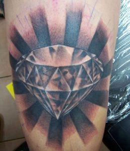 фото тату алмаз от 15.11.2017 №054 - tattoo diamond - tattoo-photo.ru