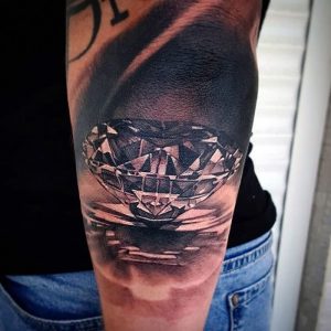 фото тату алмаз от 15.11.2017 №063 - tattoo diamond - tattoo-photo.ru