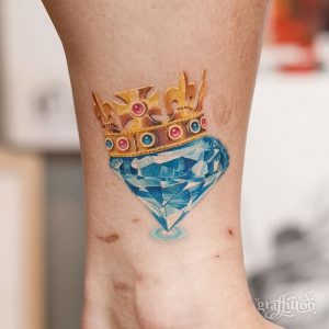 фото тату алмаз от 15.11.2017 №084 - tattoo diamond - tattoo-photo.ru