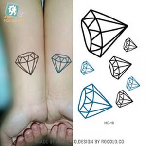 фото тату алмаз от 15.11.2017 №088 - tattoo diamond - tattoo-photo.ru