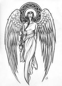 фото тату ангел от 14.11.2017 №007 - tattoo angel - tattoo-photo.ru