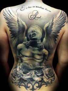 фото тату ангел от 14.11.2017 №016 - tattoo angel - tattoo-photo.ru